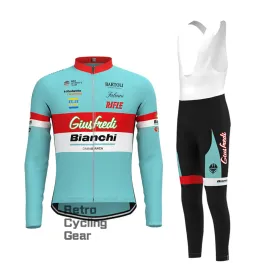 2017 Bianchi Retro Long Sleeve Cycling Kits