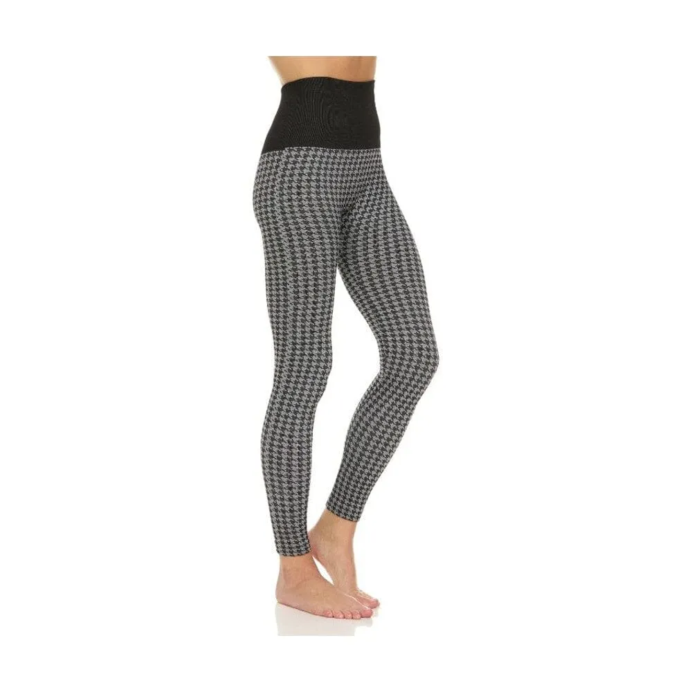 4-Pack: Women's Printed High-Waist Fleece Leggings