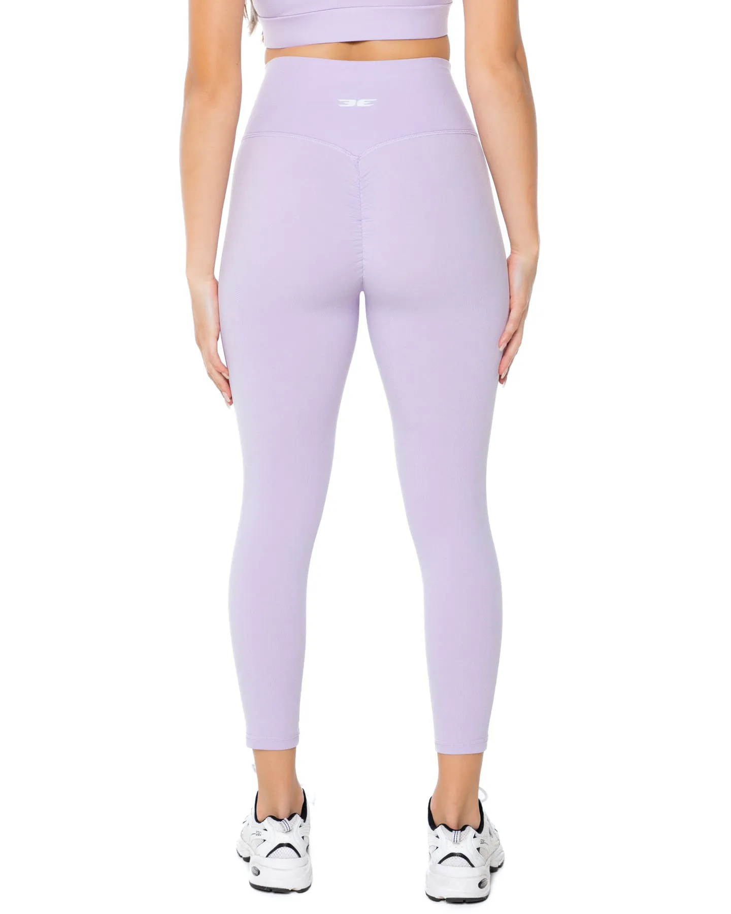 7/8 Aura Scrunch Leggings - Lilac