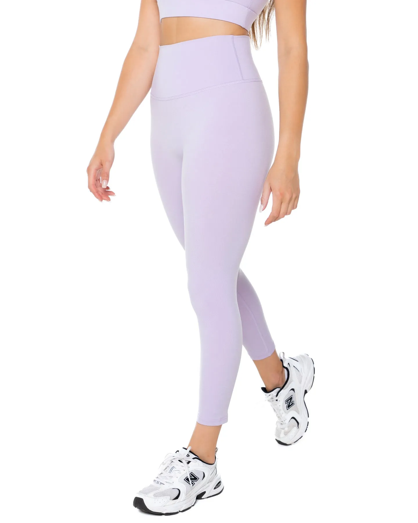 7/8 Aura Scrunch Leggings - Lilac