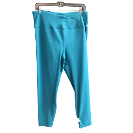 Athletic Leggings By 90 Degrees By Reflex In Teal, Size: Xl