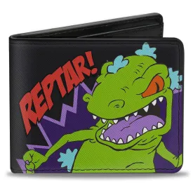 Bi-Fold Wallet - REPTAR! Pose   RUGRATS Logo