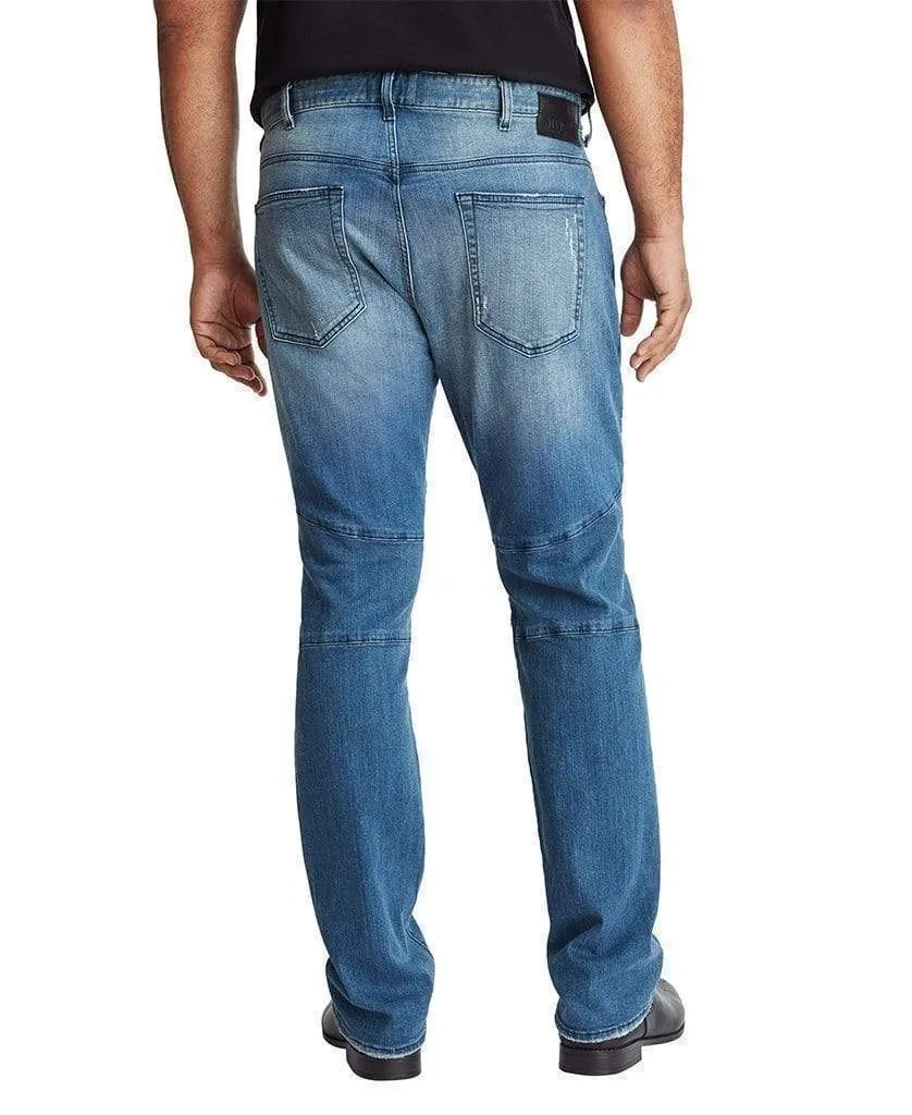 Biker Slim Straight Leg Jeans