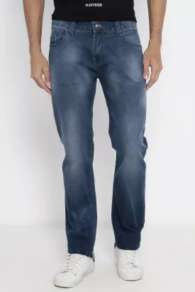 CALÇA JEANS SLIM BLUE WASH