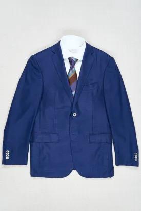 Corneliani Blue Silk/Cashmere Sport Coat