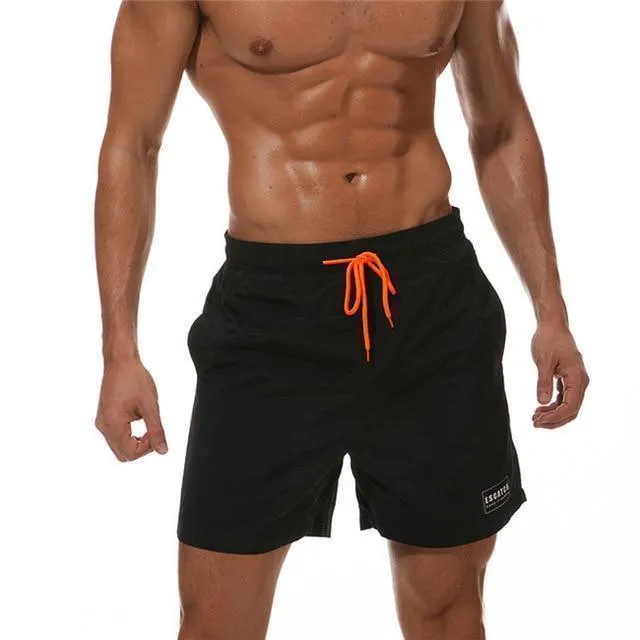 Drawstring Beach Shorts For Men