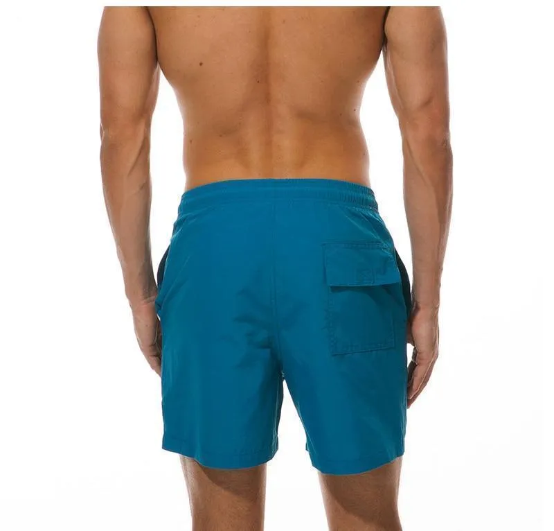 Drawstring Beach Shorts For Men