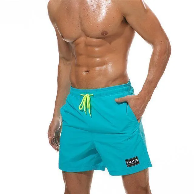 Drawstring Beach Shorts For Men