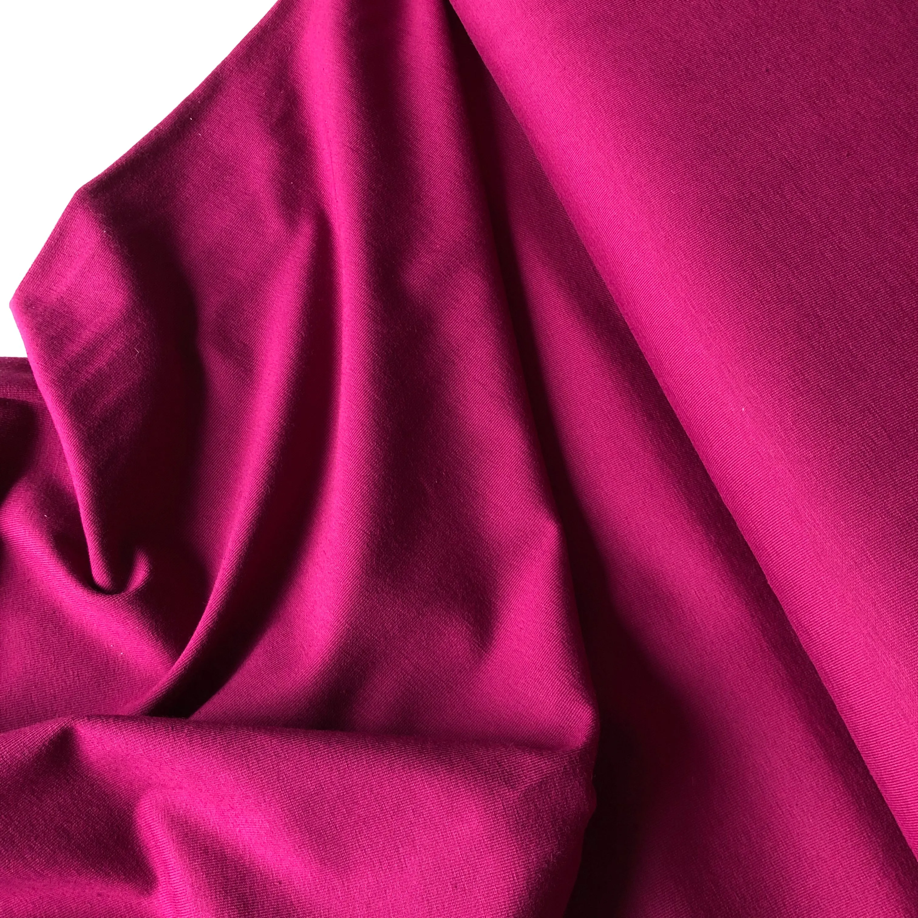 Essential Chic Magenta Cotton Jersey Fabric