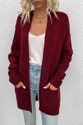 Fashion Solid Patchwork Cardigan Collar Cardigans(6 Colors)