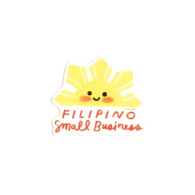 Filipino Small Business Sticker