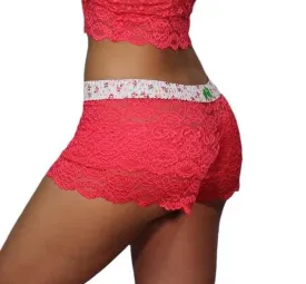 .Foxers Lace Boxers in Watermelon