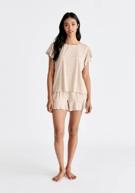 Frill Pyjama T-Shirt and Shorts