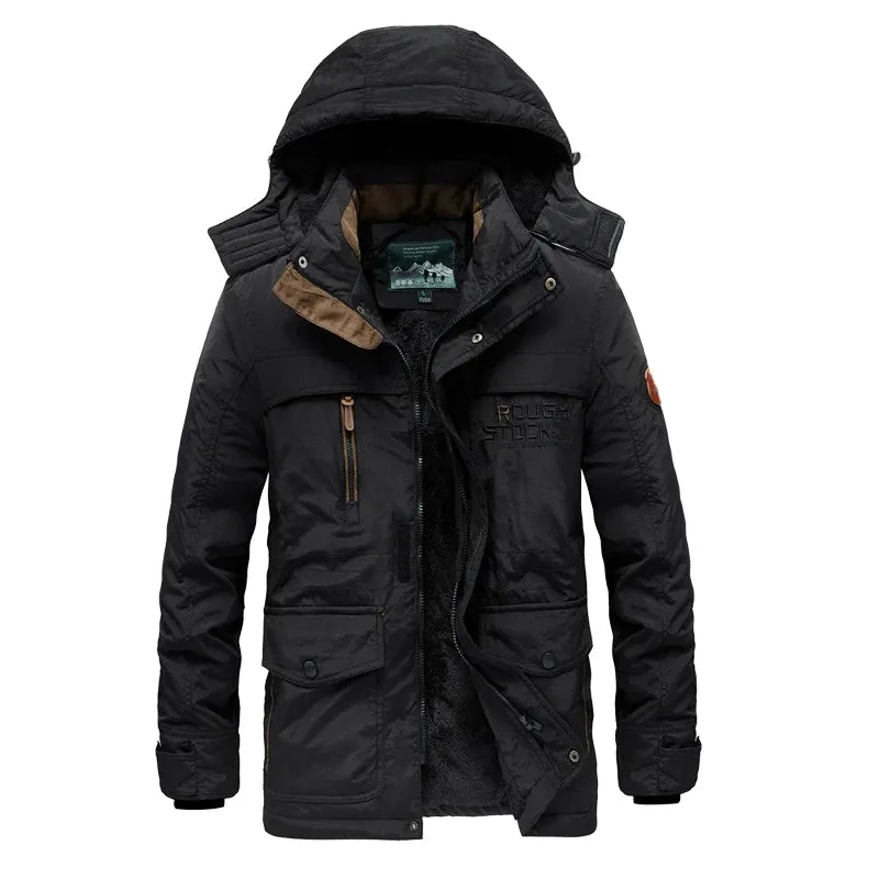 Funki Buys | Jackets | Men's Winter Hooded Windbreaker Parka