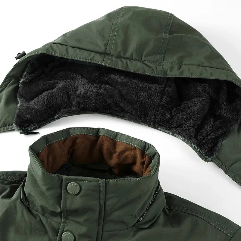 Funki Buys | Jackets | Men's Winter Hooded Windbreaker Parka