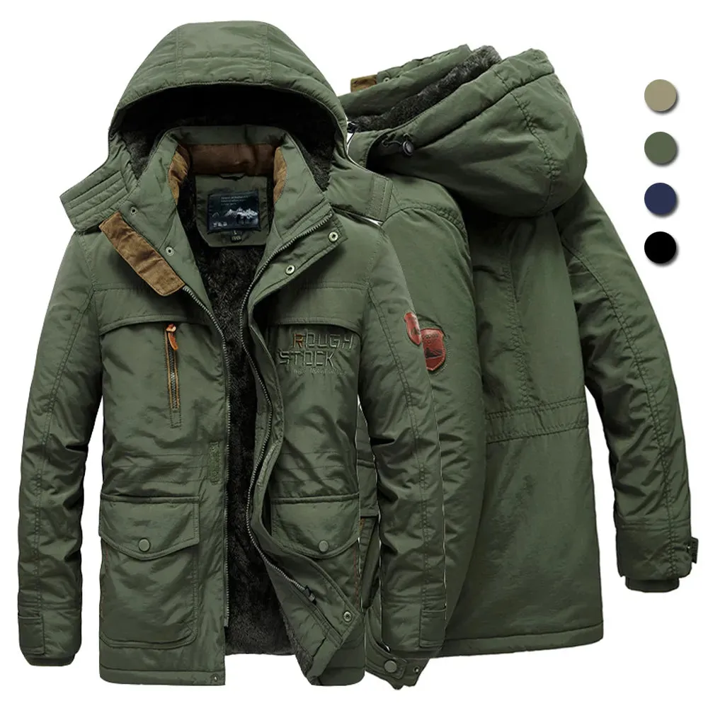 Funki Buys | Jackets | Men's Winter Hooded Windbreaker Parka