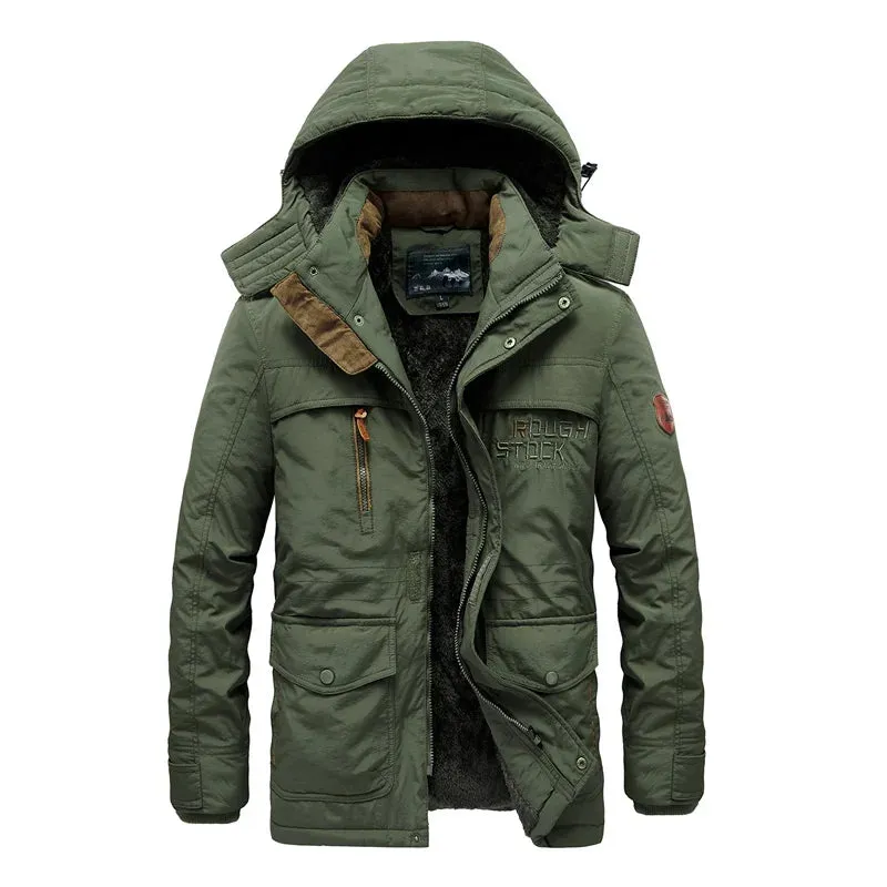 Funki Buys | Jackets | Men's Winter Hooded Windbreaker Parka