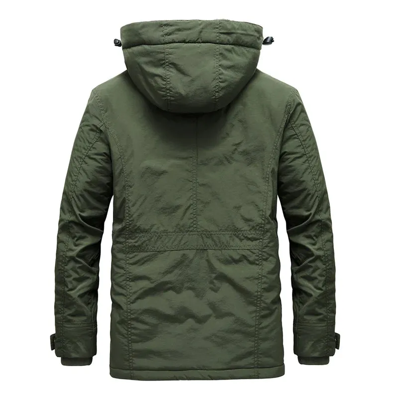 Funki Buys | Jackets | Men's Winter Hooded Windbreaker Parka