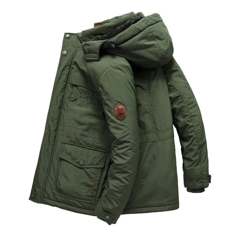 Funki Buys | Jackets | Men's Winter Hooded Windbreaker Parka