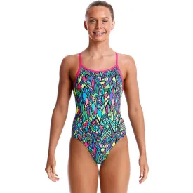 Funkita - Feather Fiesta - Girls Diamond Back One Piece