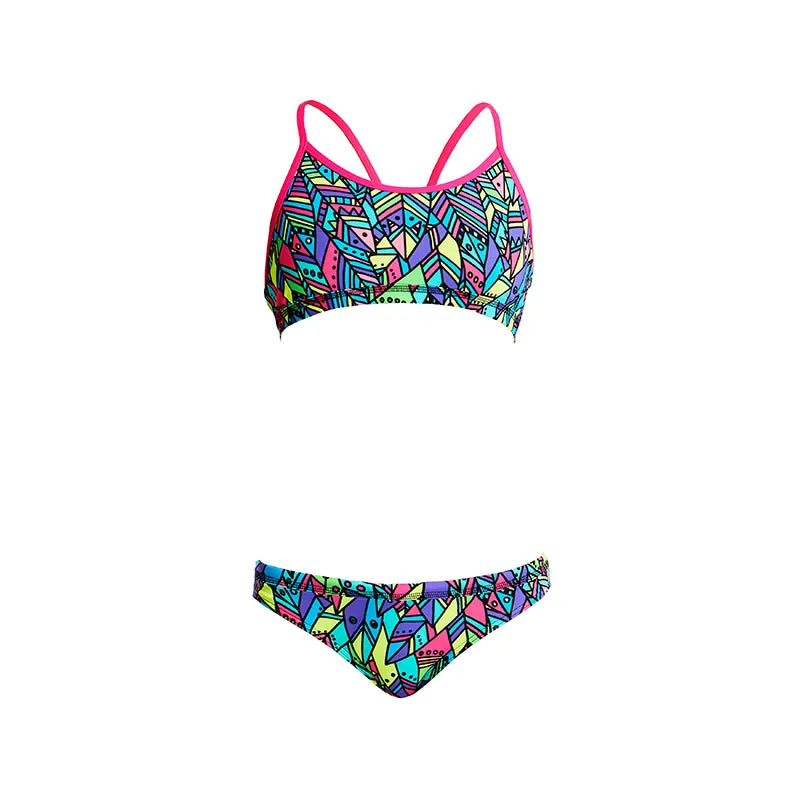 Funkita - Feather Fiesta - Girls Racerback Two Piece