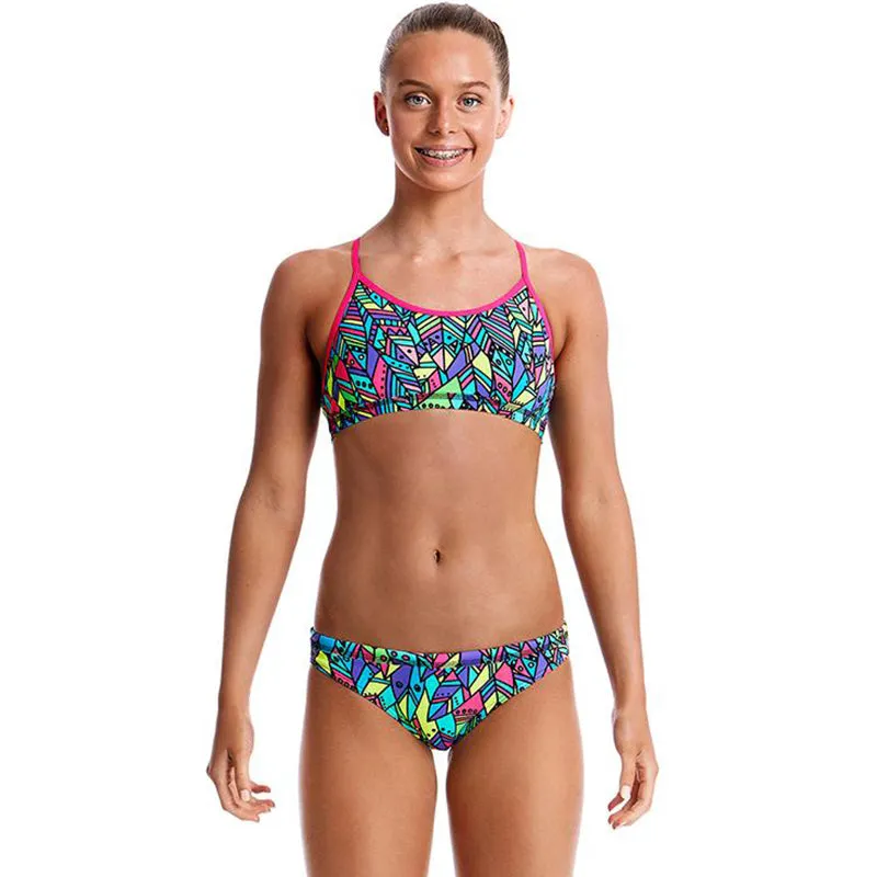 Funkita - Feather Fiesta - Girls Racerback Two Piece