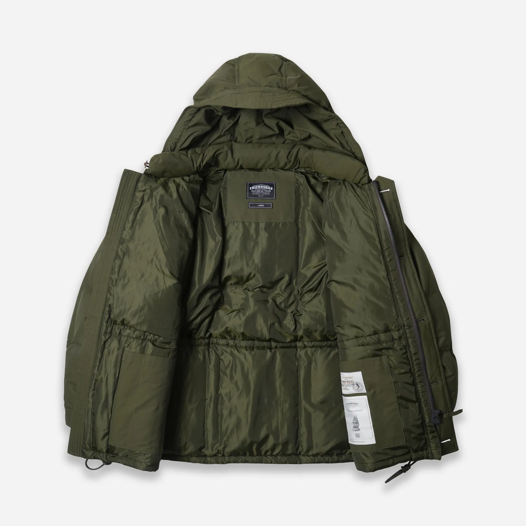 KARAKORAM DOWN PARKA JACKET  - OLIVE