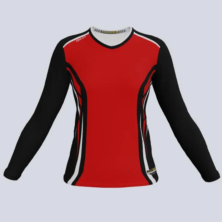 Ladies Long Sleeve Borg Jersey