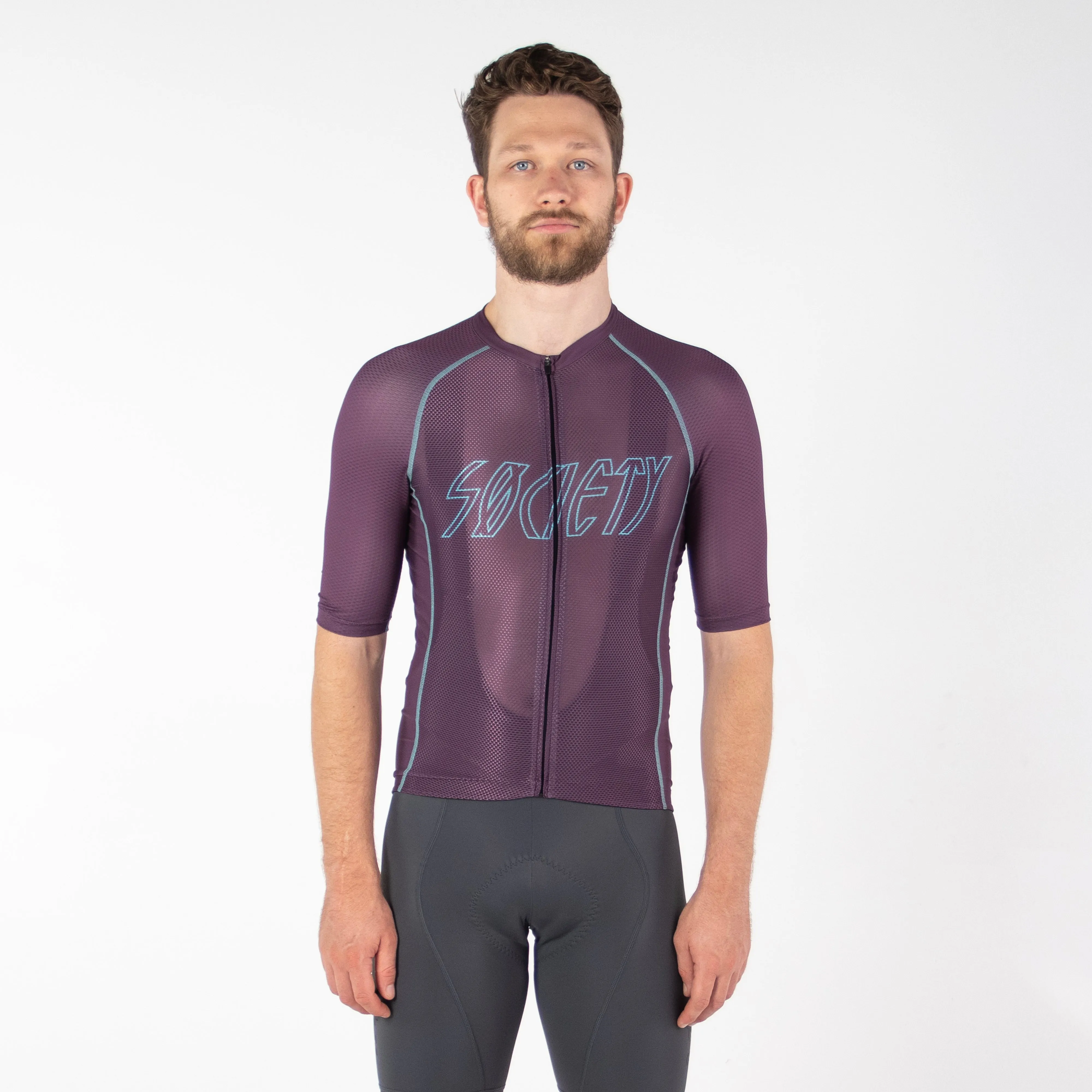 Mens Omni HyperMesh Jersey (Mauve/Blue)