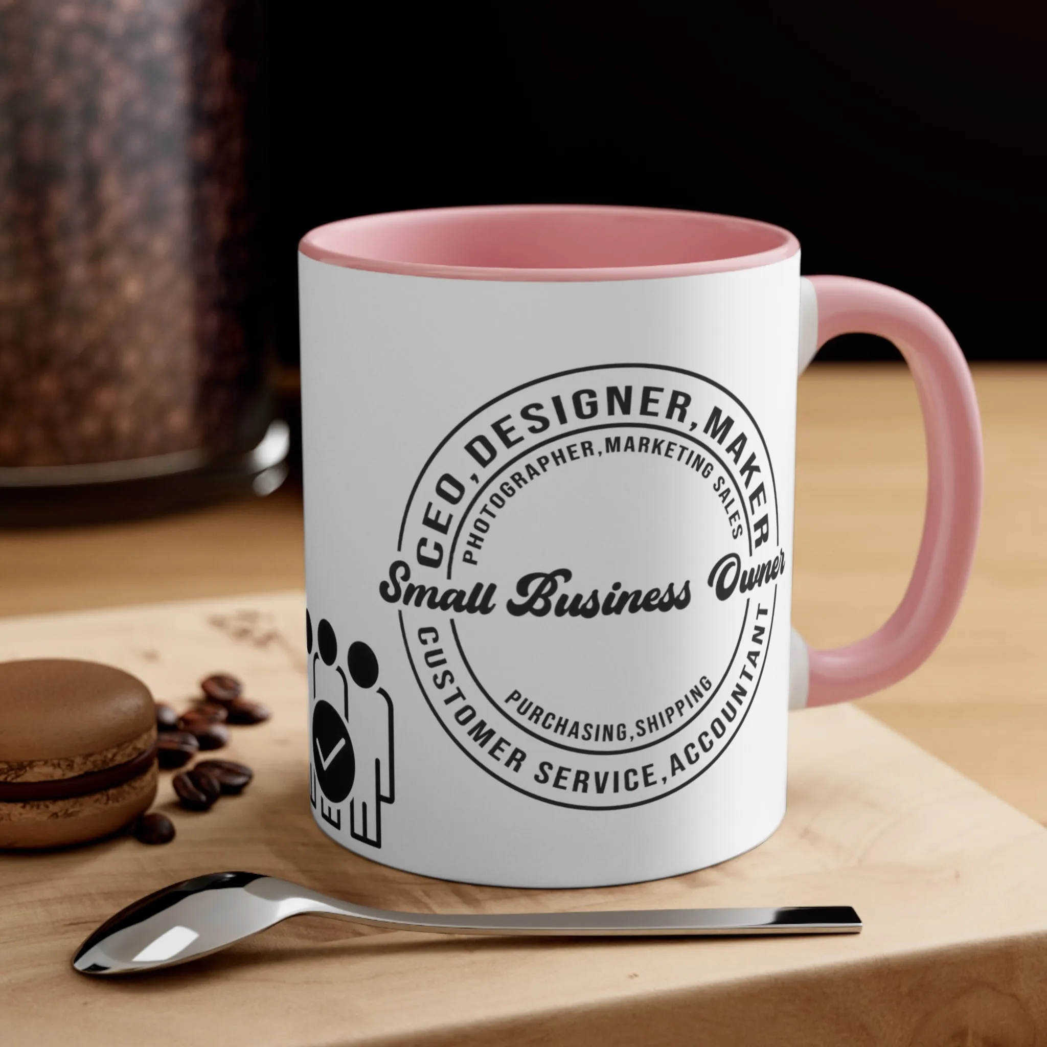 SMALL BUSINESS OWNER MUG - MUGSCITY - Available in Red, Black, Blue, Navy and Pink - Free Shipping