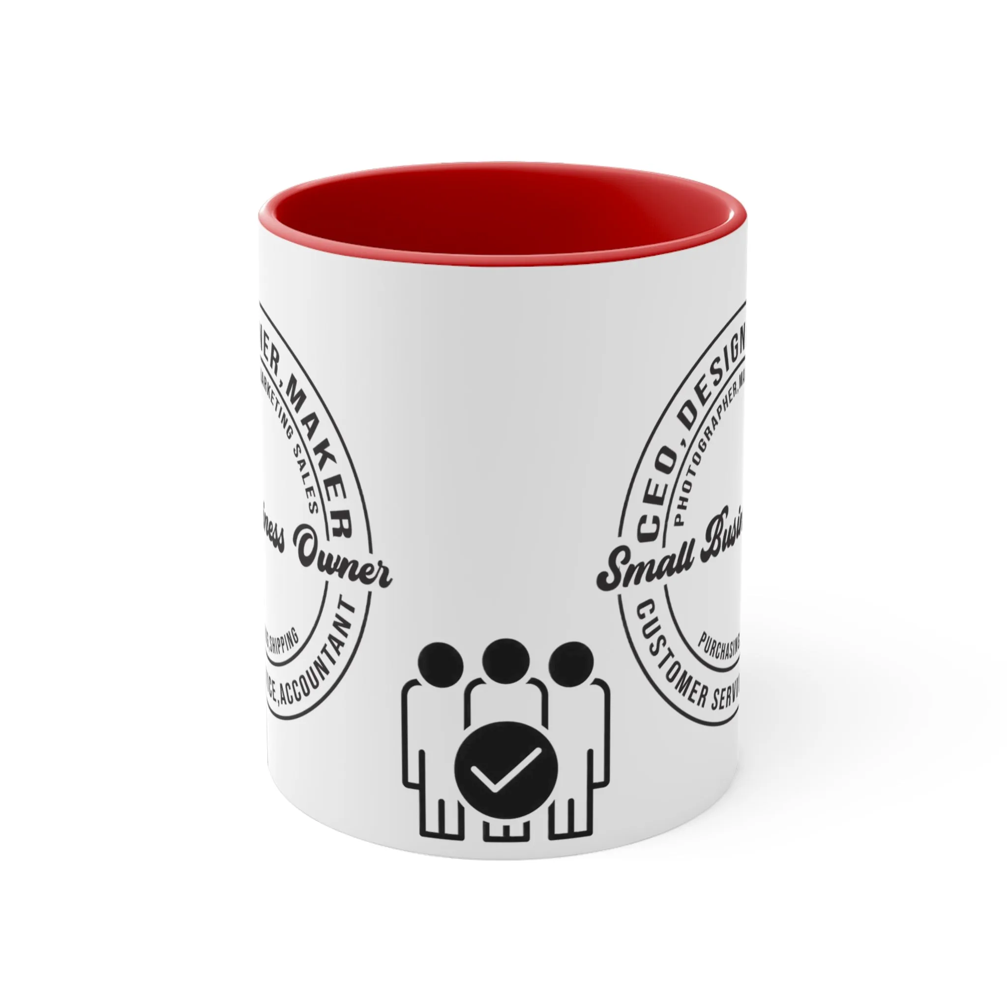 SMALL BUSINESS OWNER MUG - MUGSCITY - Available in Red, Black, Blue, Navy and Pink - Free Shipping