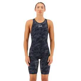 TYR Venzo Camo Black Closed Back Race Suit