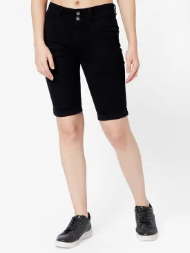 Women Mid-Rise Slim Fit Pedal Pusher